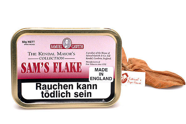 Samuel Gawith Sam´s Flake Pipe tobacco 50g Tin Samuel Gawith Sam´s Flake Pipe tobacco 50g Tin